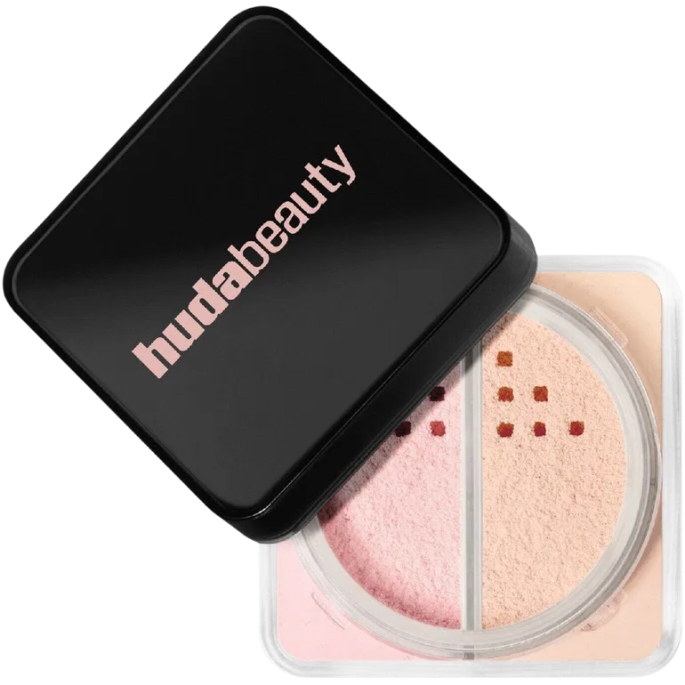 Huda Beauty Easy Bake Loose Powder Brightening + Correcting Duo
