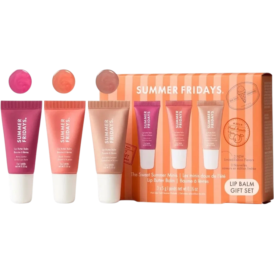 Summer Fridays The Sweet Summer Minis Lip Butter Balm Trio Set